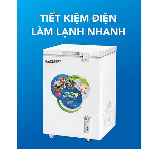 Tủ đông mini Hòa Phát HCF 106S1Đ 1 ngăn 1 cánh